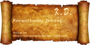 Keresztessy Dorisz névjegykártya